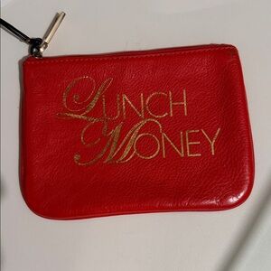 Rebecca Minkoff Cory Lunch Money Pouch Persimmon Red NWT